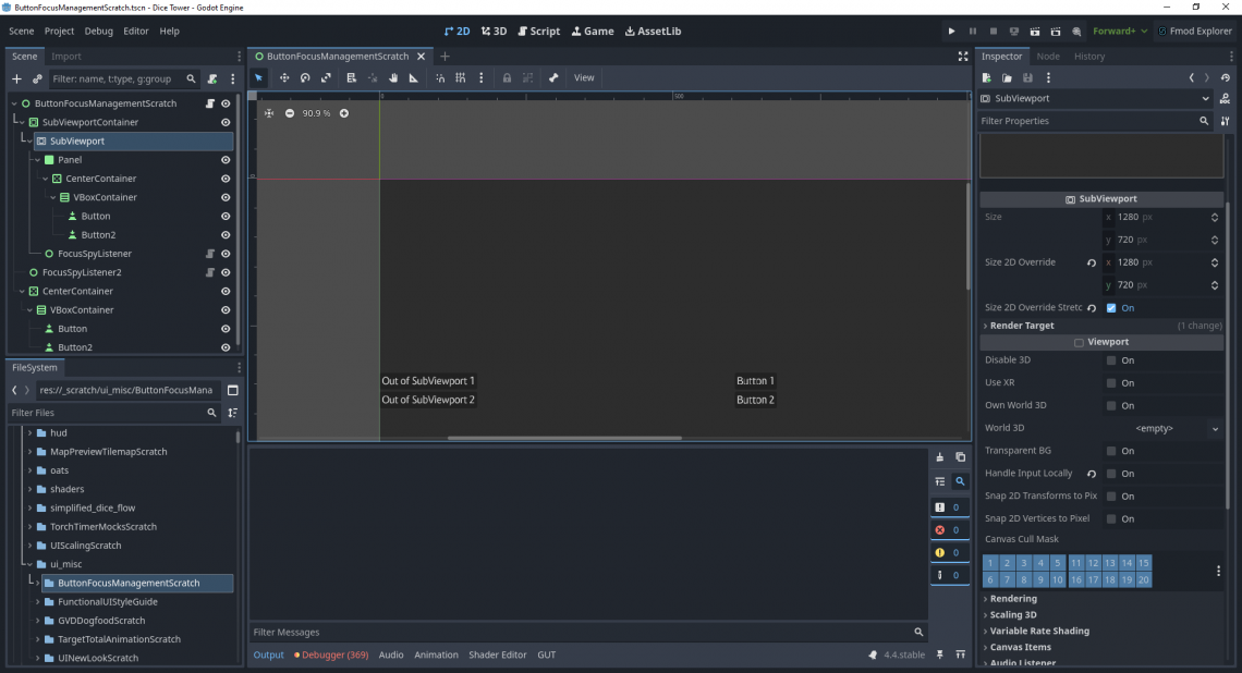 Why is my button losing focus when clicking on random stuff?